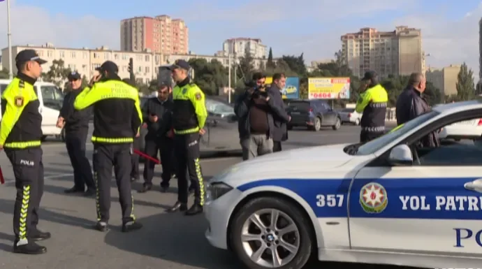 Polis qəfil rey keçirdi: 20 sürücü saxlanıldı, 5-i həbs OLUNDU