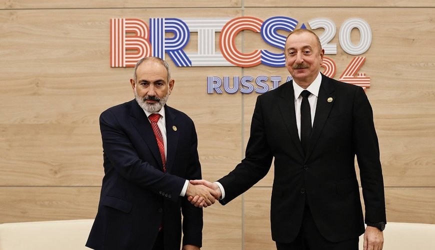 İlham Əliyevlə Paşinyanın görüşü BAŞLADI