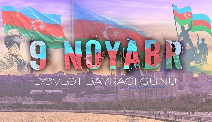 Azərbaycanda Dövlət Bayrağı GÜNÜDÜR