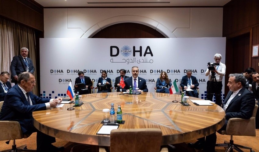 Dohada Rusiya, Türkiyə və İran XİN başçılarının GÖRÜŞÜ OLUB