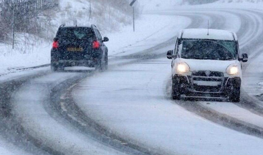 Bakıda bu tarixdə yollar buz bağlayacaq - XƏBƏRDARLIQ