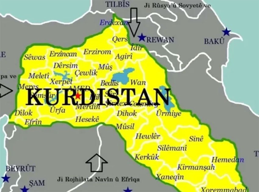 İranın Azərbaycanla sərhəd hissəsində YENİ KÜRDÜSTAN dövləti YARANIR?