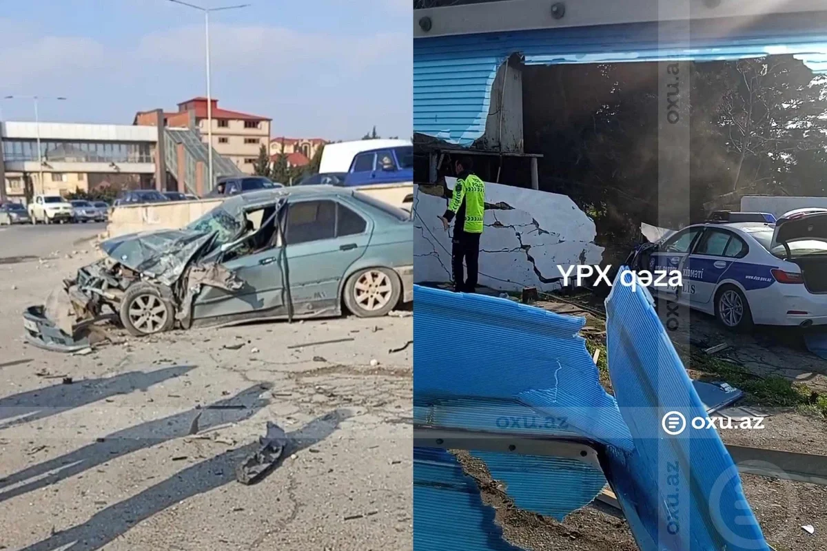 Bakı-Sumqayıt yolunda AĞIR QƏZA: YPX avtomobili digər maşınla TOQQUŞDU