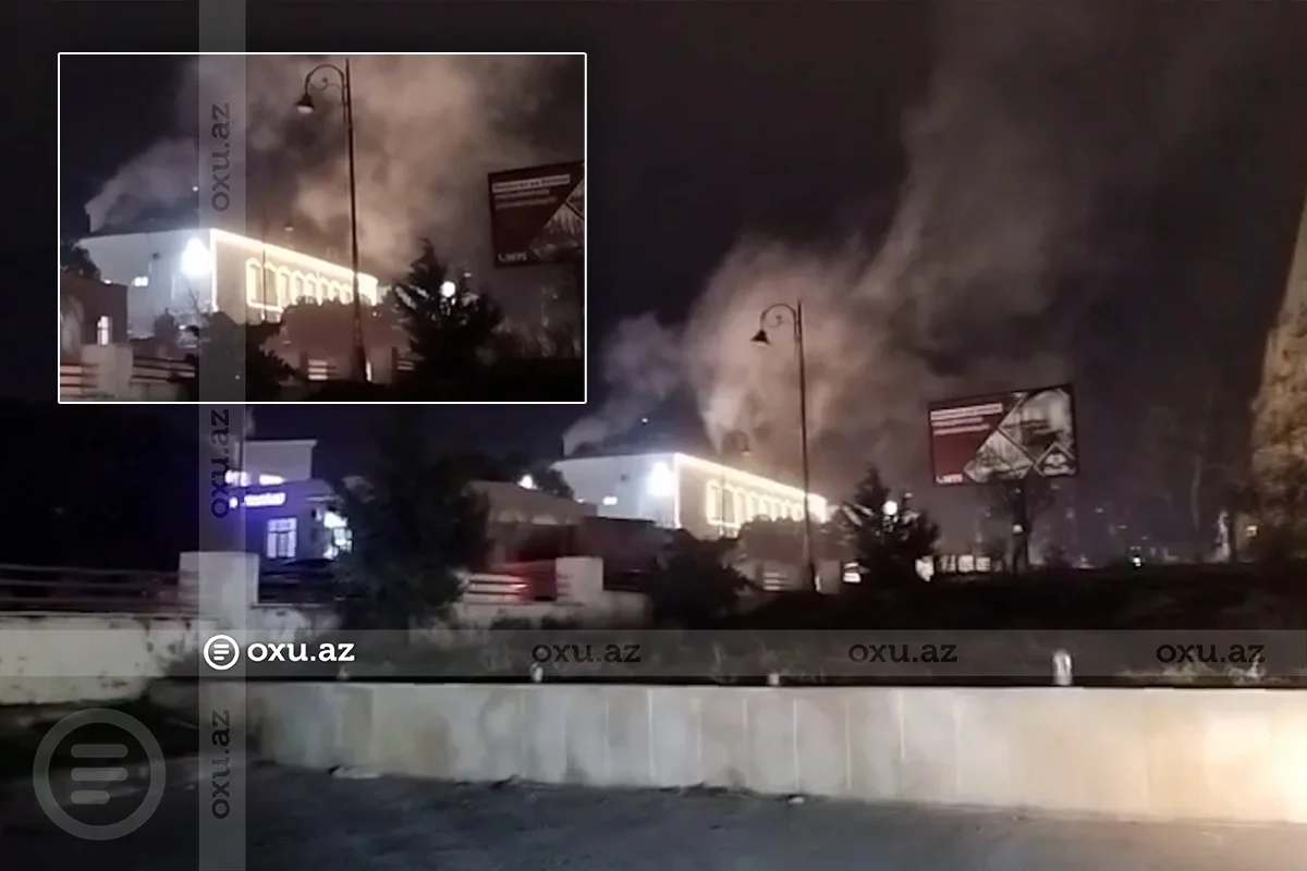 "Qaradağ" şadlıq sarayından ətrafa tüstü yayılması ilə bağlı MONİTORİNQ APARILIB