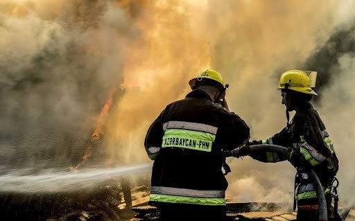Bakıda iki yerdə güclü YANĞIN