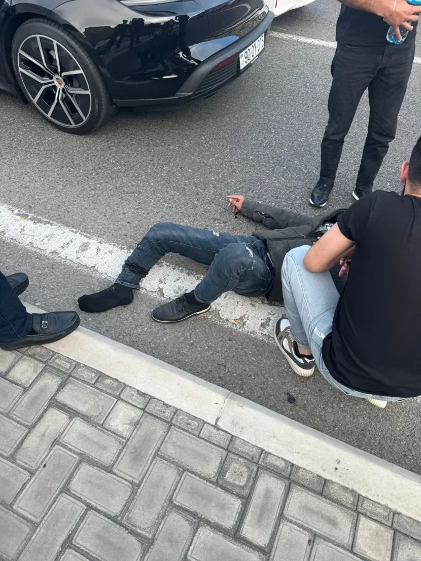 İş adamı Orxan Məmmədov PORSCHE ilə dəhşətli qəza törədib - VURDUĞU ADAM AĞIR YARALIDIR