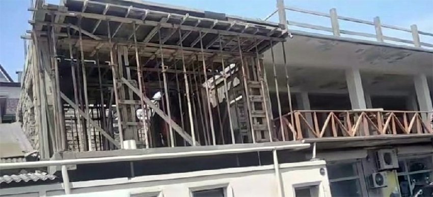 Binəqədi rayonunda növbəti qanunsuz tikinti - VİDEOFAKT