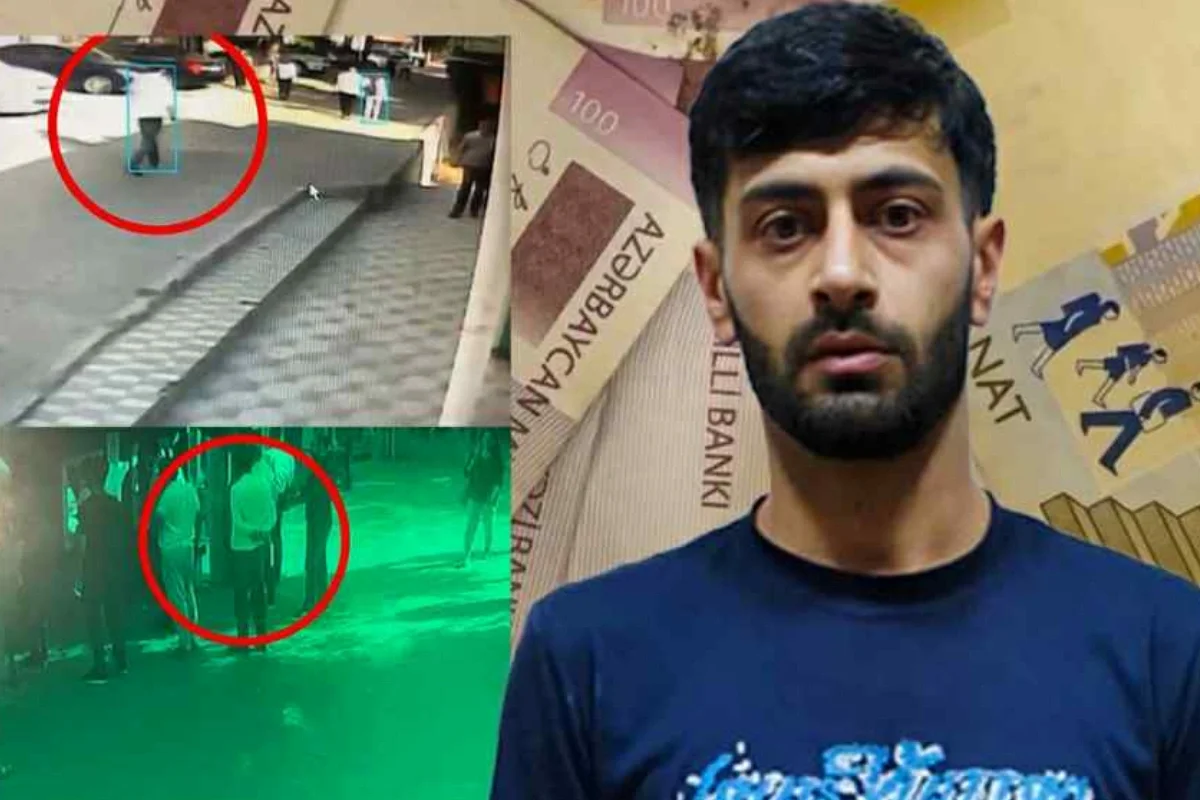 Tibbi maska ilə kamuflyaj olunaraq quldurluq etdi - VİDEO