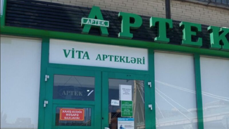“Vita" aptek reseptsiz dərman satışına görə cərimələnib