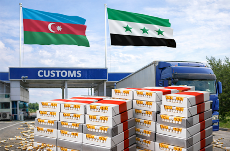 Azərbaycan Suriyaya “paçkası” 26 qəpikdən 28,7 milyon ədəd siqaret satıb - SİYAHI