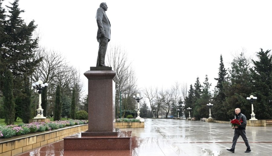 İlham Əliyev Şamaxıdadır- FOTO