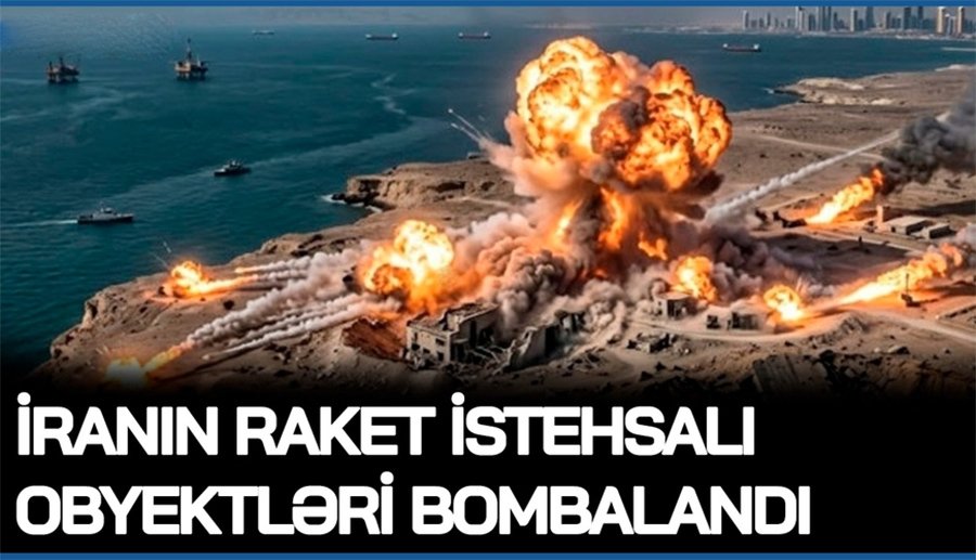 İranın raket istehsalı obyektləri BOMBALANDI, Ağ Ev "DAYANMAQ YOXDU" dedi