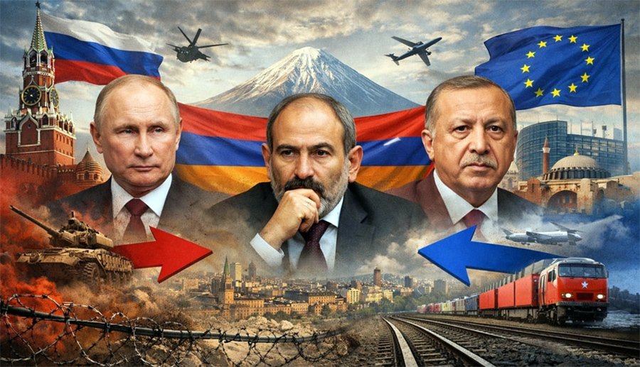 Paşinyan "ÜÇ VEKTOR" üzrə "RUS RULET"nə başladı: Ermənistanı dərin TƏHLÜKƏSİZLİK BÖHRANI gözləyir