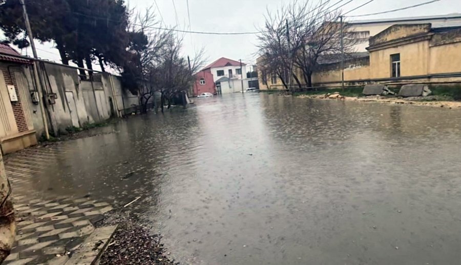 Avtobuslar bu yoldan İMTİNA ETDİ: Sabunçuda nəqliyyat İFLİC OLDU - FOTO, VİDEO