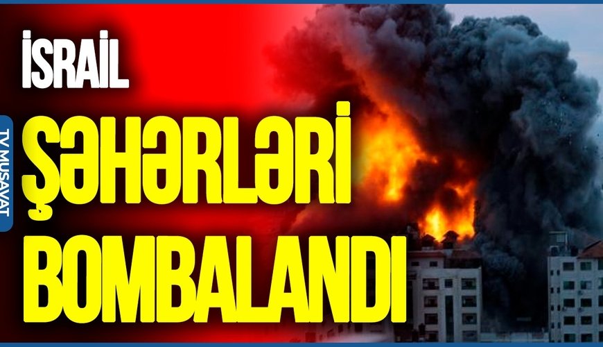 TƏCİLİ: İsrail şəhərləri BOMBALANDI, raketlər, dronlar YAĞIR