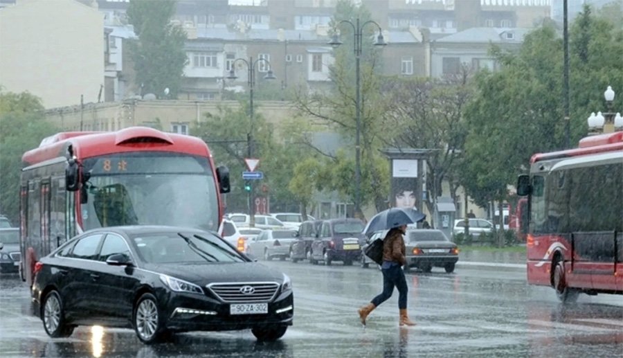 Həftəsonu hava qeyri-sabit keçəcək - XƏBƏRDARLIQ