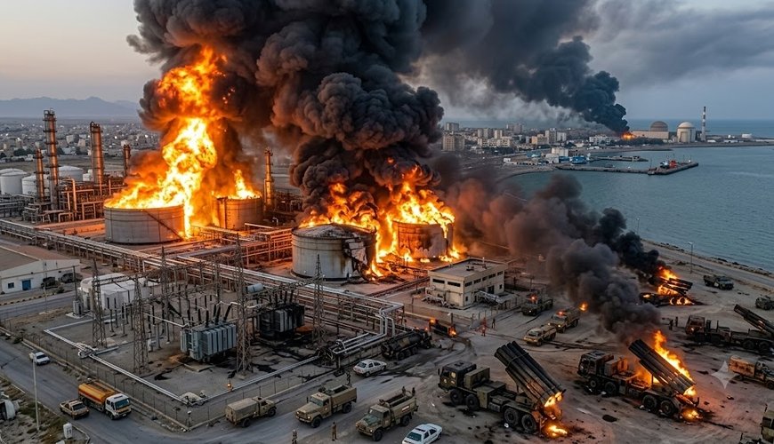 ABŞ İranın daha bir strateji şəhərini VURDU: Buşehrdə enerji obyektləri ALOV İÇİNDƏ – İran bombardmanları TƏSDİQLƏDİ