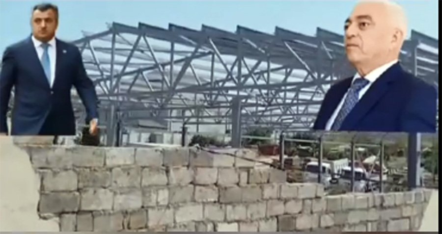 Yüksəkgərginlikli elektrik xəttinin altında BİZNES - Bakı-Sumqayıt şossesində daha bir QANUNSUZ TİKİNTİ - VİDEO