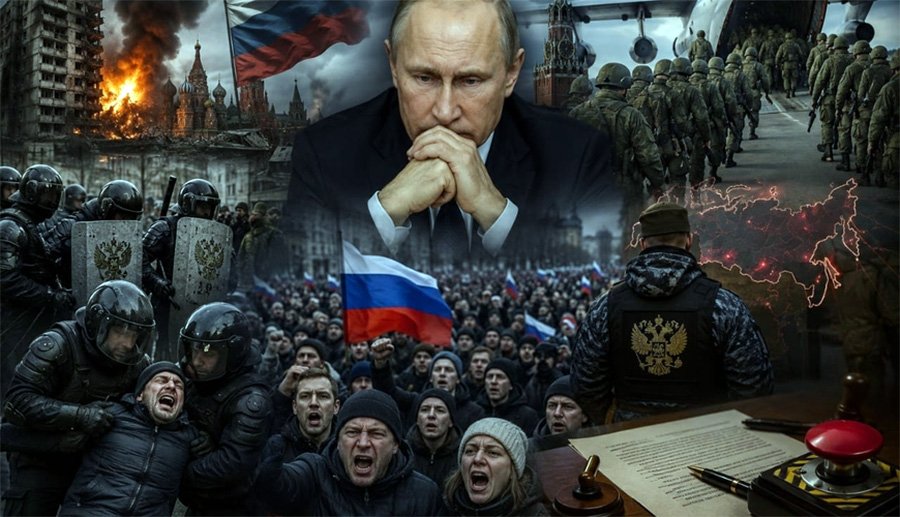 Rusiya ordusu TÜKƏNİR, Putin BÖYÜK RİSKƏ gedir: Kreml indi artıq ölkədaxili XAOS TƏHLÜKƏSİ ilə üzləşib